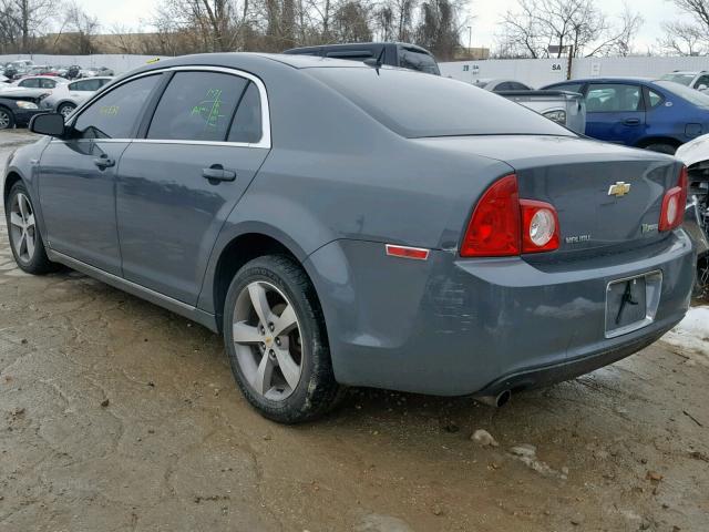 1G1ZF57539F206503 - 2009 CHEVROLET MALIBU HYB GRAY photo 3