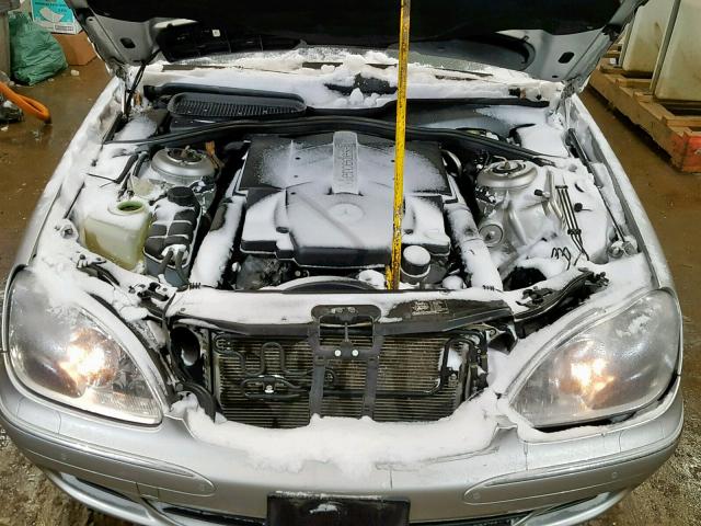 WDBNG84J44A393261 - 2004 MERCEDES-BENZ S 500 4MAT SILVER photo 7