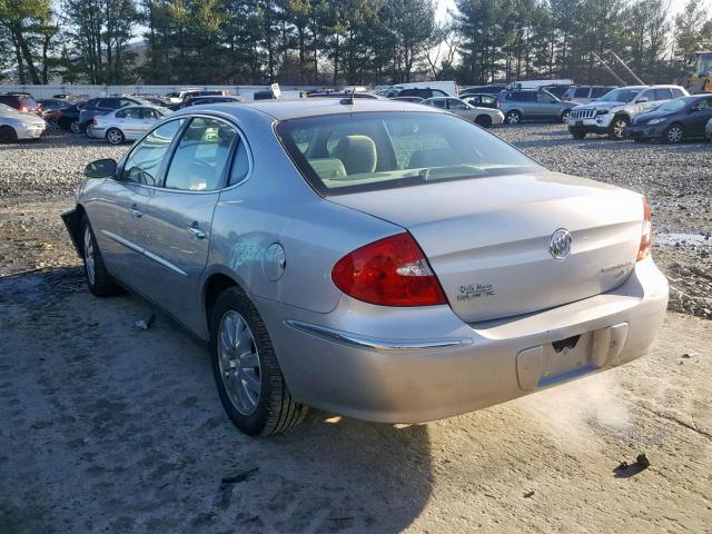 2G4WC582781333201 - 2008 BUICK LACROSSE C SILVER photo 3