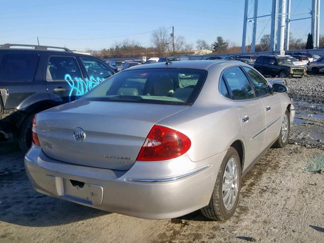 2G4WC582781333201 - 2008 BUICK LACROSSE C SILVER photo 4
