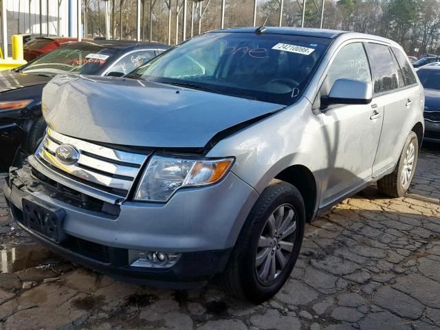 2FMDK38C87BB66010 - 2007 FORD EDGE SEL GRAY photo 2