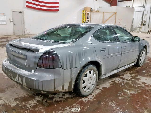 2G2WP552271193512 - 2007 PONTIAC GRAND PRIX GRAY photo 4