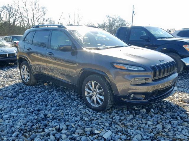 1C4PJLCB1JD605004 - 2018 JEEP CHEROKEE L GRAY photo 1