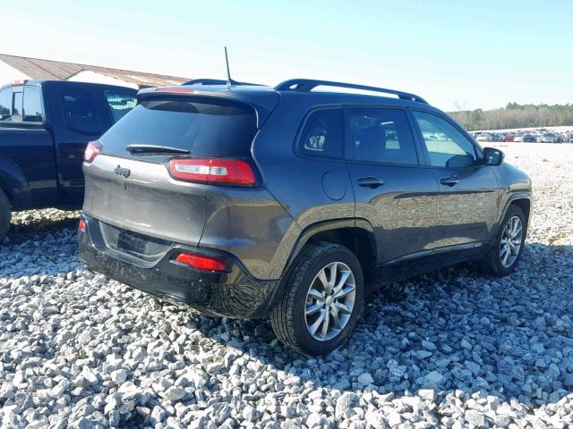 1C4PJLCB1JD605004 - 2018 JEEP CHEROKEE L GRAY photo 4