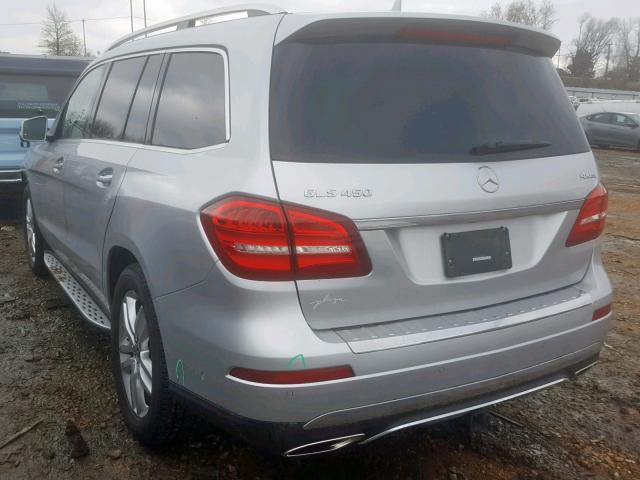 4JGDF6EE5HA919100 - 2017 MERCEDES-BENZ GLS 450 4M SILVER photo 3