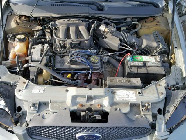 1FAFP53284A205281 - 2004 FORD TAURUS SE GREEN photo 7