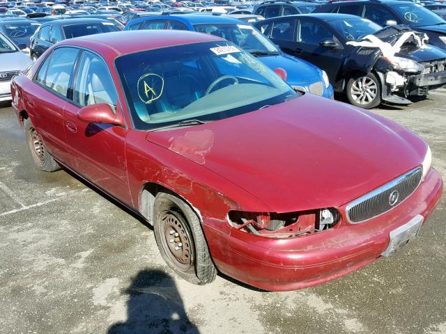 2G4WS52J941225028 - 2004 BUICK CENTURY CU MAROON photo 1