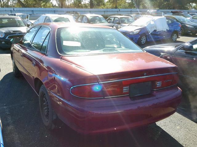 2G4WS52J941225028 - 2004 BUICK CENTURY CU MAROON photo 3