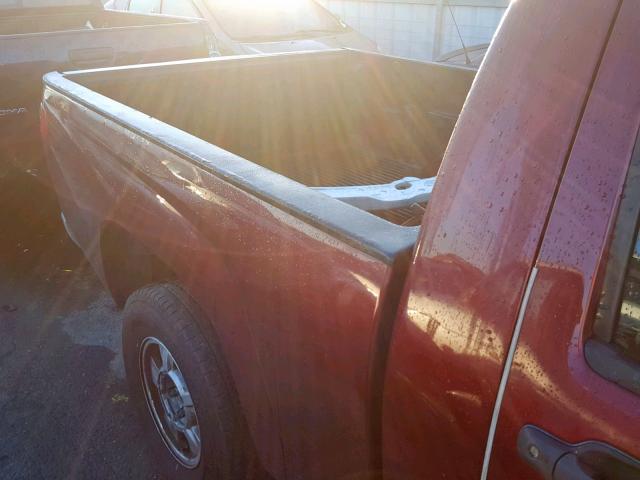 1GCCS14E588104158 - 2008 CHEVROLET COLORADO BURGUNDY photo 6