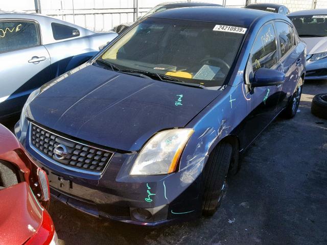 3N1AB61E87L638511 - 2007 NISSAN SENTRA 2.0 BLUE photo 2