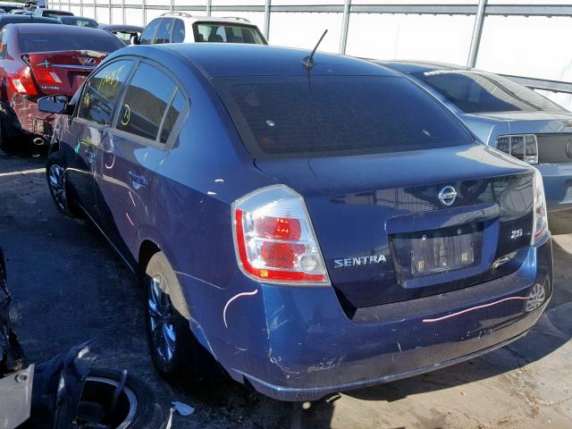 3N1AB61E87L638511 - 2007 NISSAN SENTRA 2.0 BLUE photo 3