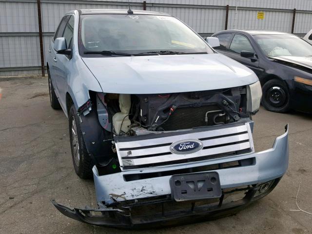 2FMDK38C18BB36526 - 2008 FORD EDGE SEL BLUE photo 9