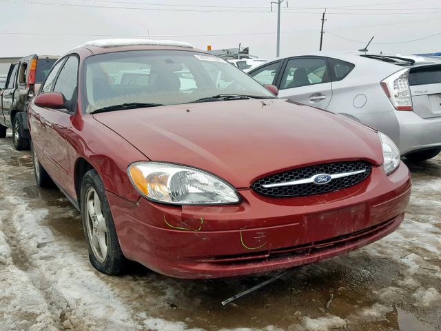 1FAFP55U02G146980 - 2002 FORD TAURUS SES RED photo 1