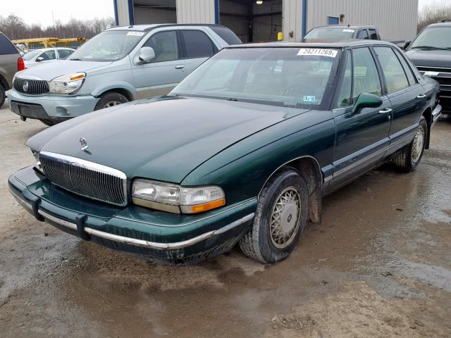 1G4CW52K8SH610896 - 1995 BUICK PARK AVENU GREEN photo 2