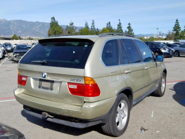 WBAFB3345YLH00756 - 2000 BMW X5 4.4I GOLD photo 4