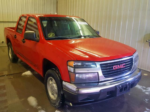 1GTCS138168303314 - 2006 GMC CANYON RED photo 1