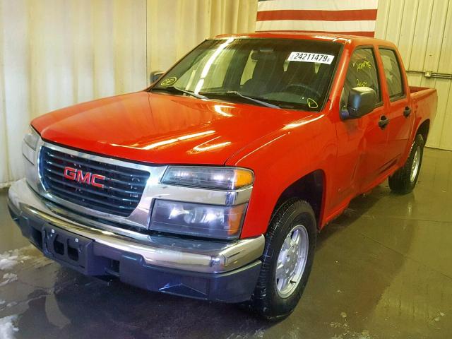 1GTCS138168303314 - 2006 GMC CANYON RED photo 2