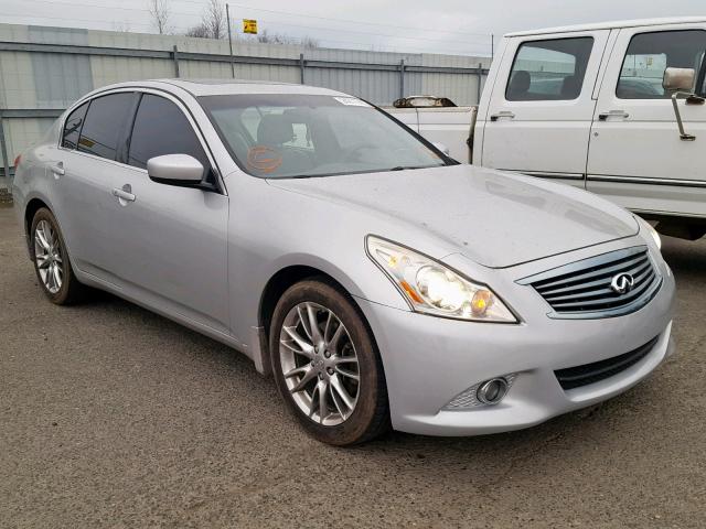 JN1CV6AR6BM352528 - 2011 INFINITI G37 X SILVER photo 1