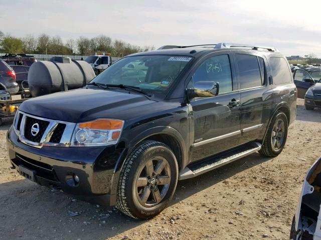 5N1BA0ND8DN613988 - 2013 NISSAN ARMADA SV BLACK photo 2