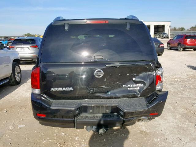 5N1BA0ND8DN613988 - 2013 NISSAN ARMADA SV BLACK photo 9