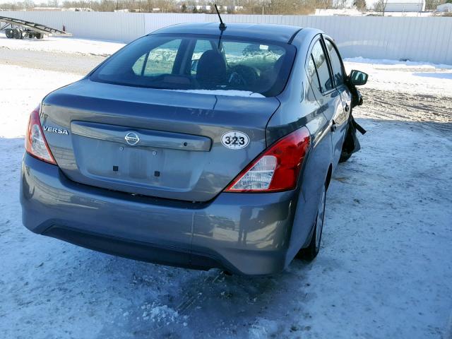 3N1CN7AP7GL905970 - 2016 NISSAN VERSA S GRAY photo 4