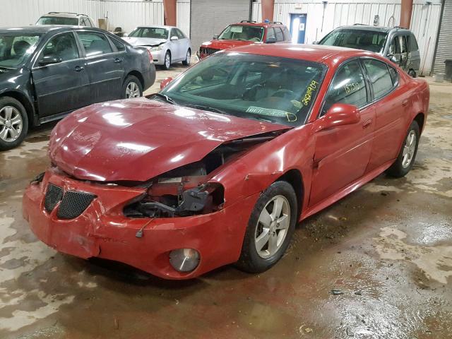 2G2WP552271157013 - 2007 PONTIAC GRAND PRIX RED photo 2