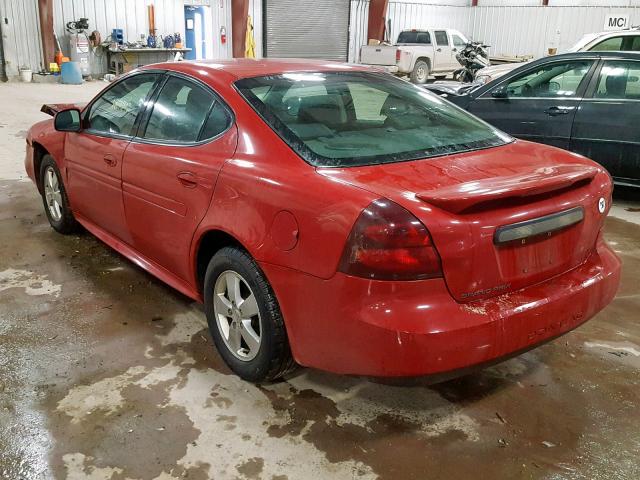 2G2WP552271157013 - 2007 PONTIAC GRAND PRIX RED photo 3
