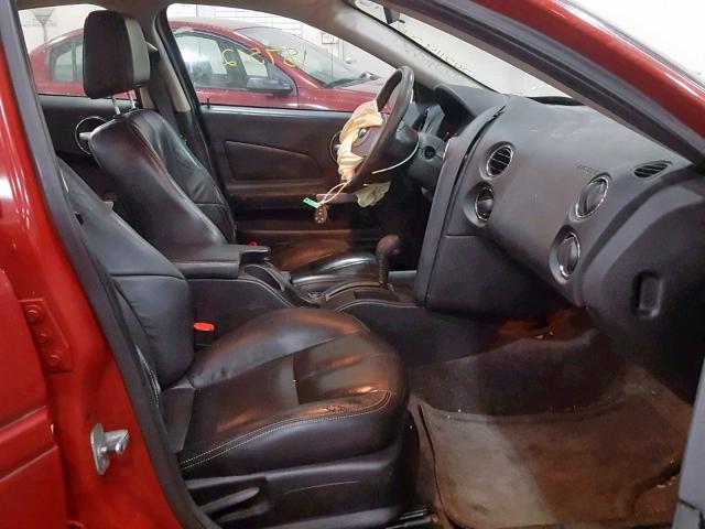 2G2WP552271157013 - 2007 PONTIAC GRAND PRIX RED photo 5