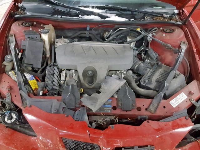 2G2WP552271157013 - 2007 PONTIAC GRAND PRIX RED photo 7