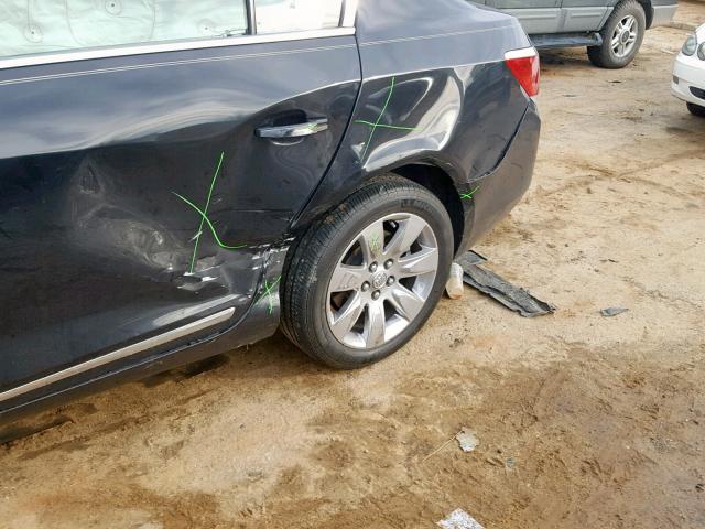 1G4GD5E39CF253124 - 2012 BUICK LACROSSE P BLACK photo 9