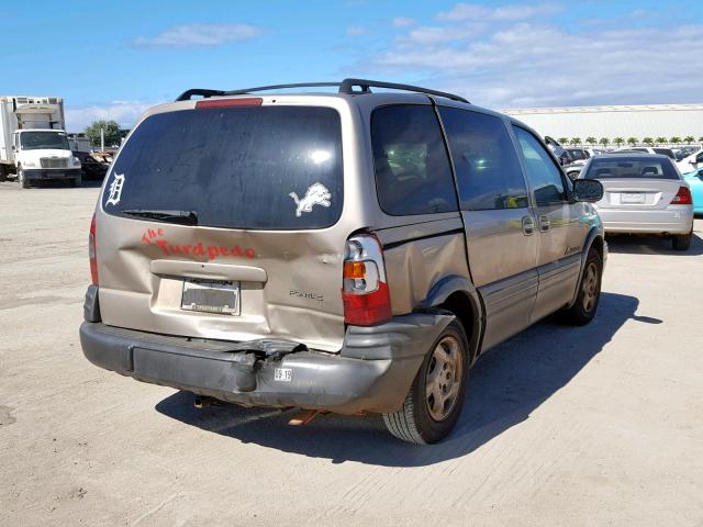 1GMDU23E71D123079 - 2001 PONTIAC MONTANA EC GOLD photo 4