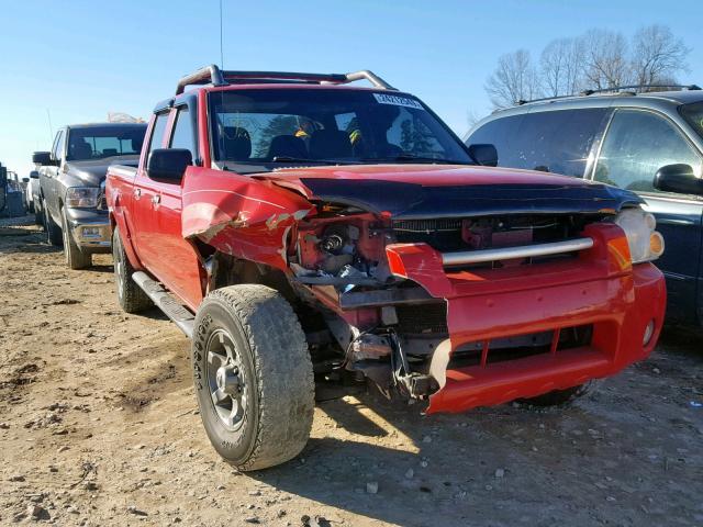 1N6ED29X74C420295 - 2004 NISSAN FRONTIER C RED photo 1