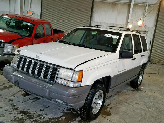 1J4GZ58S0WC129381 - 1998 JEEP GRAND CHER WHITE photo 2