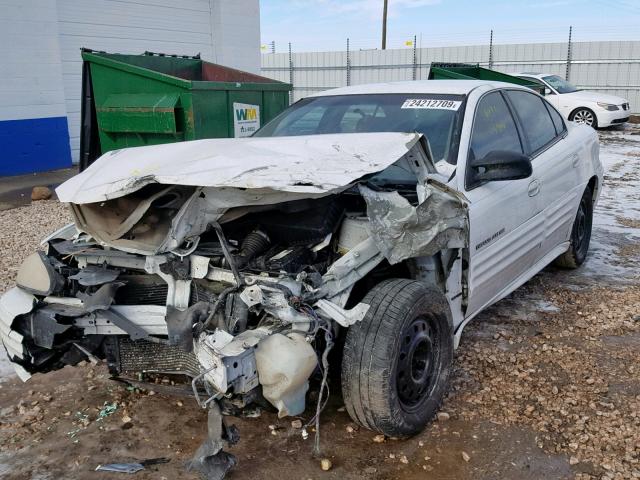 1G2NF52T7YC501572 - 2000 PONTIAC GRAND AM S WHITE photo 2