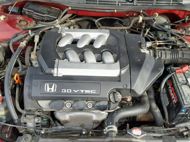 1HGCG16572A045520 - 2002 HONDA ACCORD EX RED photo 7