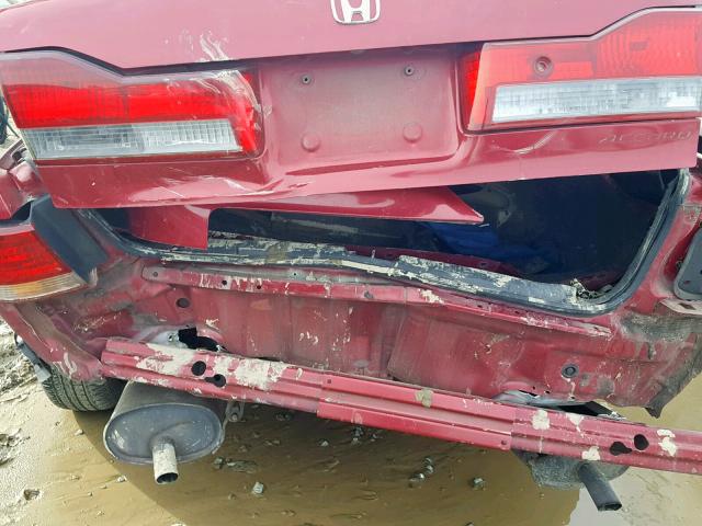 1HGCG16572A045520 - 2002 HONDA ACCORD EX RED photo 9