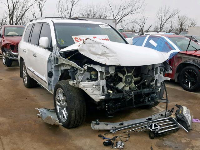 JTJHY7AX3D4113288 - 2013 LEXUS LX 570 WHITE photo 1