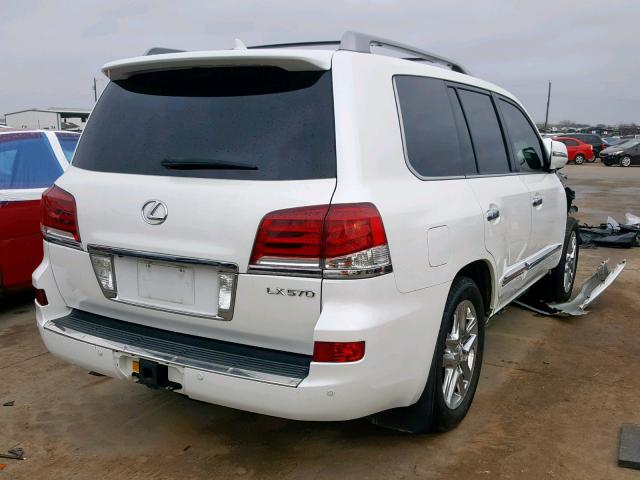 JTJHY7AX3D4113288 - 2013 LEXUS LX 570 WHITE photo 4