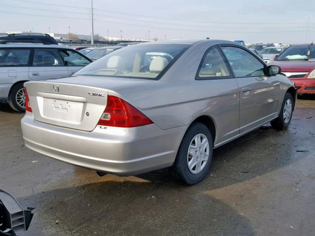 1HGEM22573L010902 - 2003 HONDA CIVIC LX GRAY photo 4