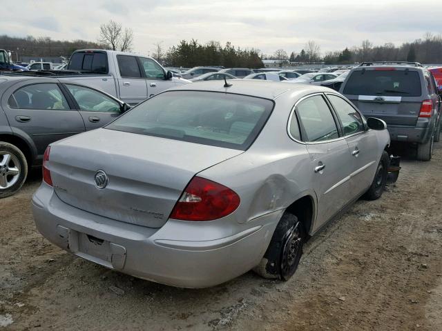 2G4WC582261308297 - 2006 BUICK LACROSSE C SILVER photo 4