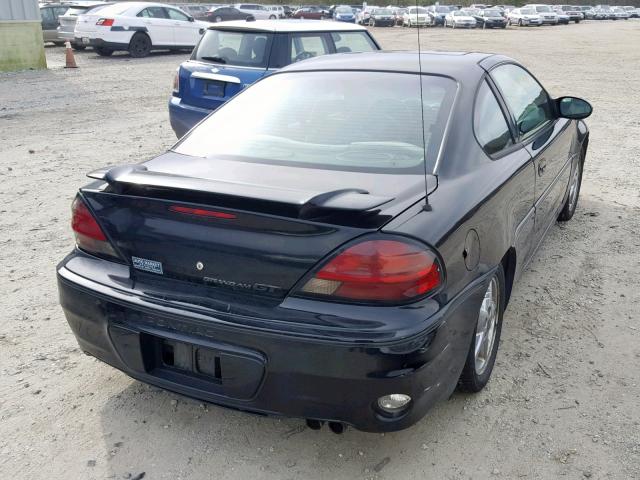 1G2NW12E84M670711 - 2004 PONTIAC GRAND AM G BLACK photo 4