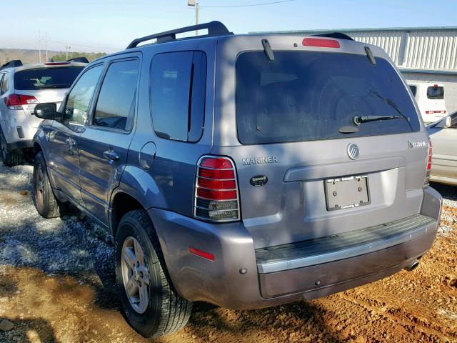 4M2CU39H77KJ16042 - 2007 MERCURY MARINER HE GRAY photo 3