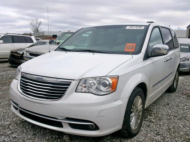 2C4RC1GG1ER259682 - 2014 CHRYSLER TOWN & COU WHITE photo 2