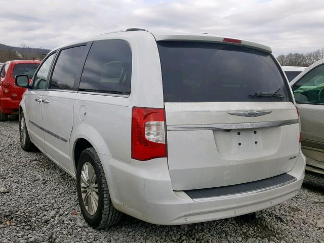 2C4RC1GG1ER259682 - 2014 CHRYSLER TOWN & COU WHITE photo 3