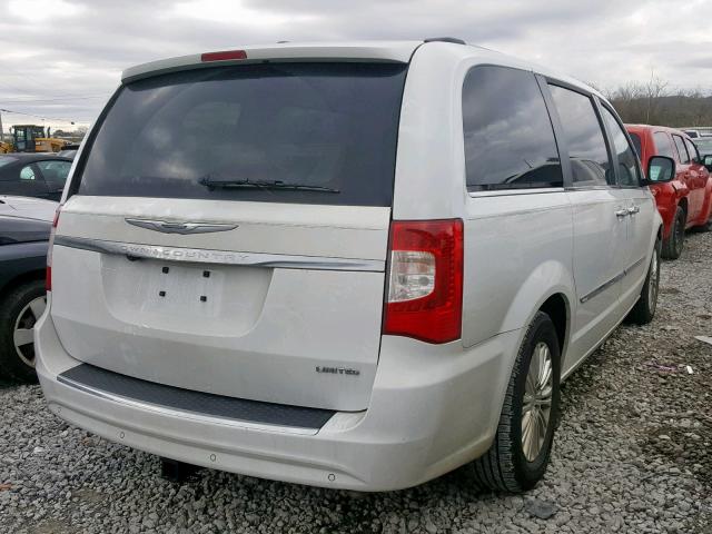 2C4RC1GG1ER259682 - 2014 CHRYSLER TOWN & COU WHITE photo 4