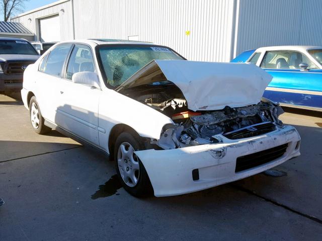 2HGEJ8646XH507634 - 1999 HONDA CIVIC EX WHITE photo 1