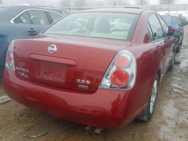 1N4AL11E56C218671 - 2006 NISSAN ALTIMA S RED photo 4