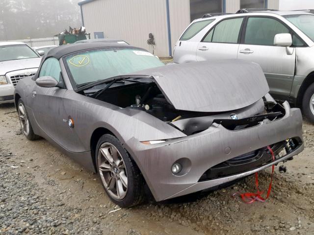 4USBT53413LT23868 - 2003 BMW Z4 3.0 GRAY photo 1