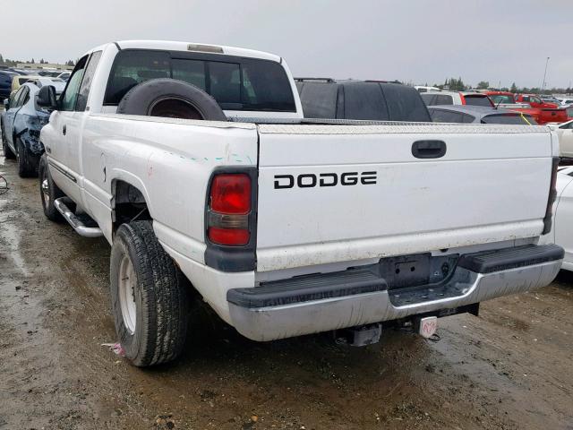 1B7KC236X1J519810 - 2001 DODGE RAM 2500 WHITE photo 3