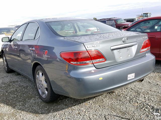 JTHBA30G455094185 - 2005 LEXUS ES 330 BLUE photo 3